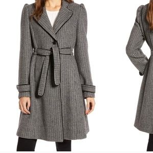 Gal Meets Glam Ophelia Houndstooth Coat